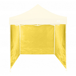 Aga Bočnice k prodejnímu stánku 2x2m Žlutá