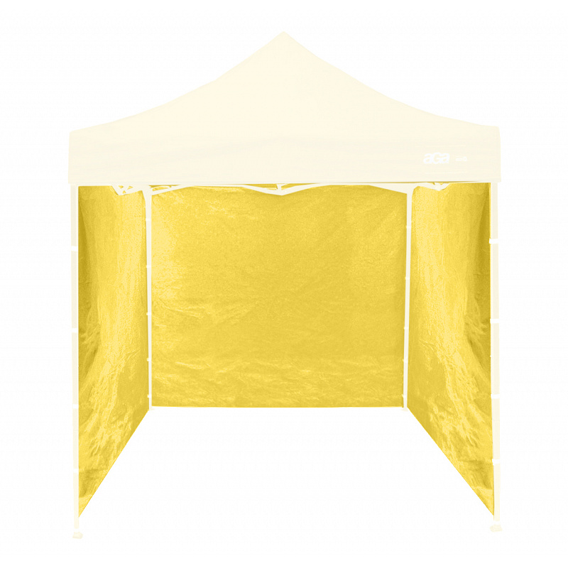 Aga Bočnice k prodejnímu stánku 2x2m Žlutá