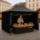 Aga Nůžkový stánek PARTY 3x4,5m Černý