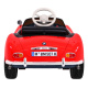 BMW 507 Retro dětské elektrické auto červené + LED audio + dálkové ovládání + eko kůže + EVA + pomalý start
