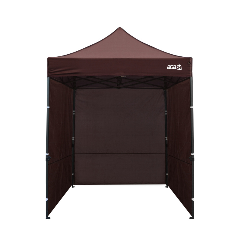 Aga Nůžkový stánek 2x2m Hnědý
