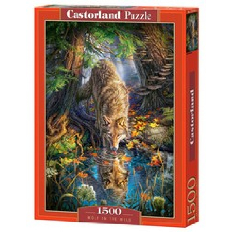 CASTORLAND puzzle 1500 dílků - Vlk v divočině