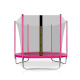 Aga SPORT FIT Trampolína 180 cm Pink + vnitřní ochranná síť