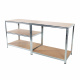 Linder Exclusiv Kovový regál 180x100x60 cm 5 polic