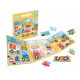 Magnetické Puzzle Staveniště + Knížečka