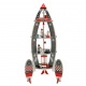 Aga Dětská dřevěná raketová loď