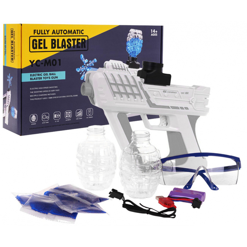 GEL BLASTER Pistole Šedá + Příslušenství