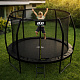 Aga SPORT EXCLUSIVE Trampolína 305 cm Černá + ochranná síť + žebřík