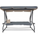 Aga Zahradní houpačka XXXL COMFORT LUX Dark Grey