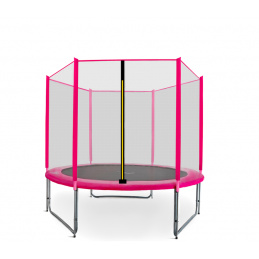 Aga SPORT PRO Trampolína 180 cm Pink + ochranná síť