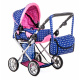 Doris Kočárek pro panenky 9346/L Blue Pink