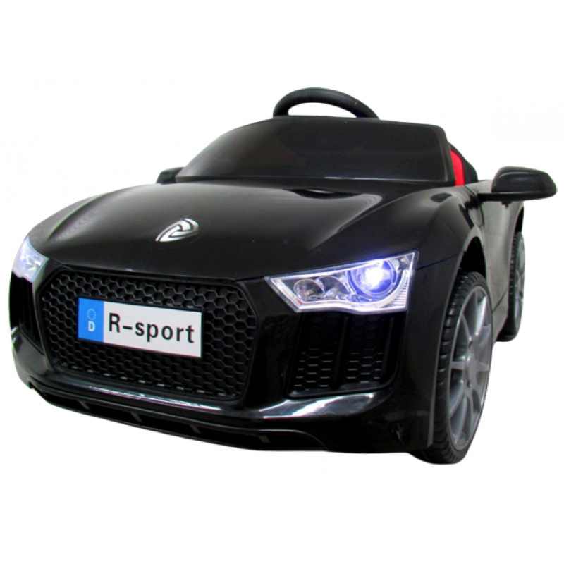 Cabrio B4 Black Dětská autíčka na baterie, dálkové ovládání, světla kůže