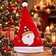 Aga Vánoční čepice Santa s károvanou čepicí
