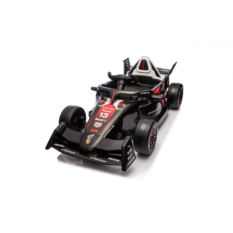 Vůz Bolid Formule E Porsche Červený