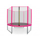 Aga SPORT PRO Trampolína 180 cm Pink + ochranná síť