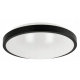 Kulaté černé přisazené stropní svítidlo N/T 2x E27 + 2x LED žárovka