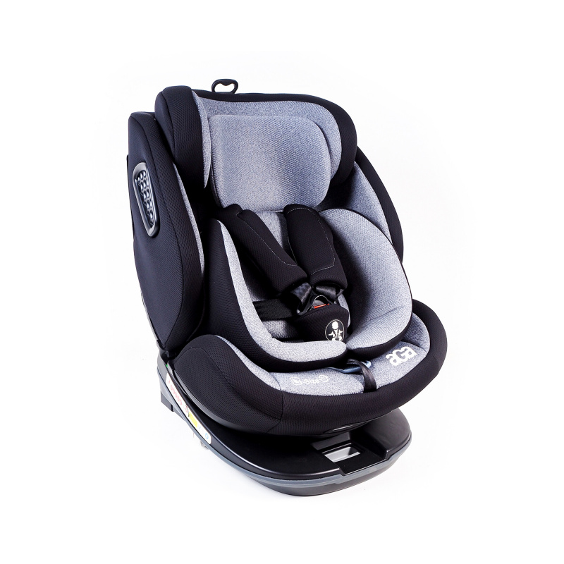Aga Autosedačka i-Size 360° 0-36 kg Černá/Světle šedá
