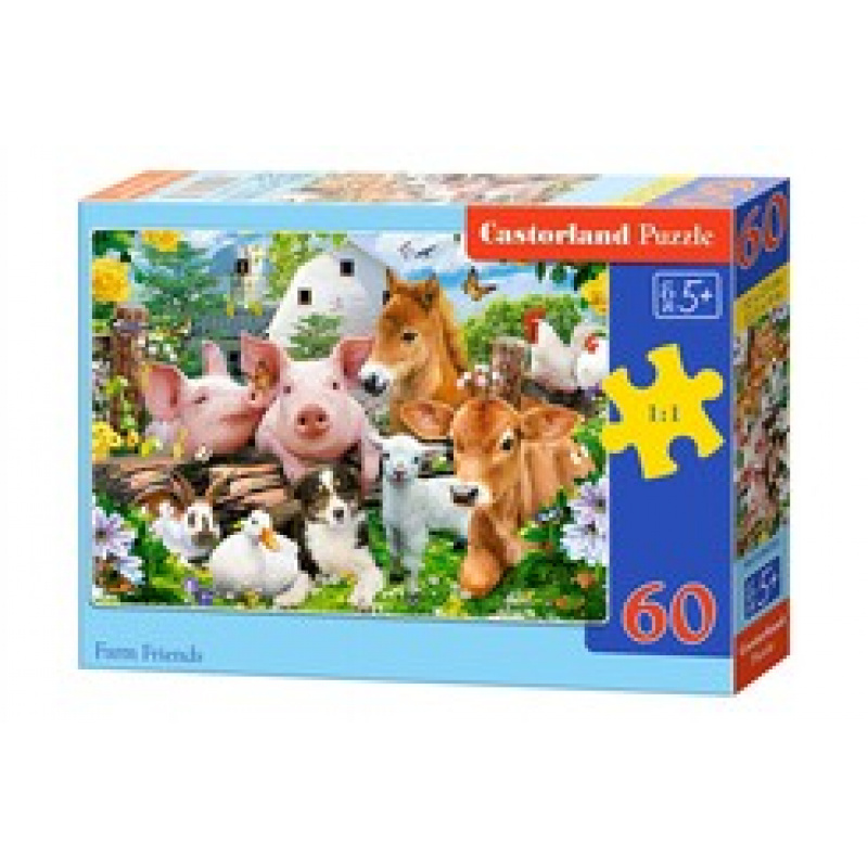 CASTORLAND Puzzle 60 dílků - Přátelé farmy
