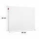 Convecto Elektrický konvektor 480 W 60x80 cm