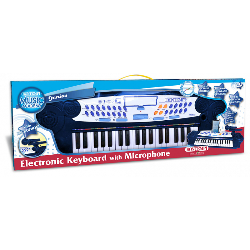 Elektronické klávesy s mikrofonem
