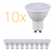 10x LED žárovka - GU10 - ECOPLANET - 10W - 900Lm - teplá bílá