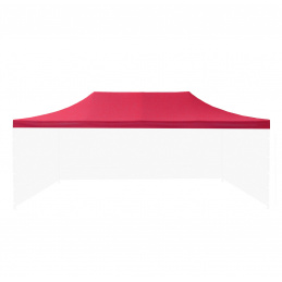 Aga Střecha k prodejnímu stánku 3x6m Červená