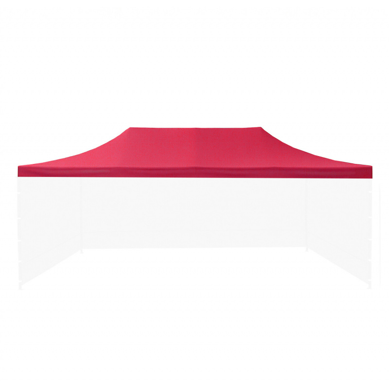 Aga Střecha k prodejnímu stánku 3x6m Červená