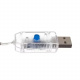 Světelný závěs 138 LED USB studená bílá KS19756