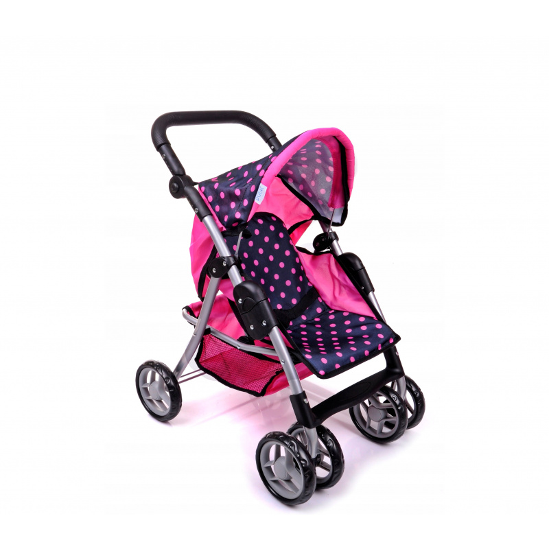 Doris Sportovní kočárek pro panenky 9352 Hot Pink 1