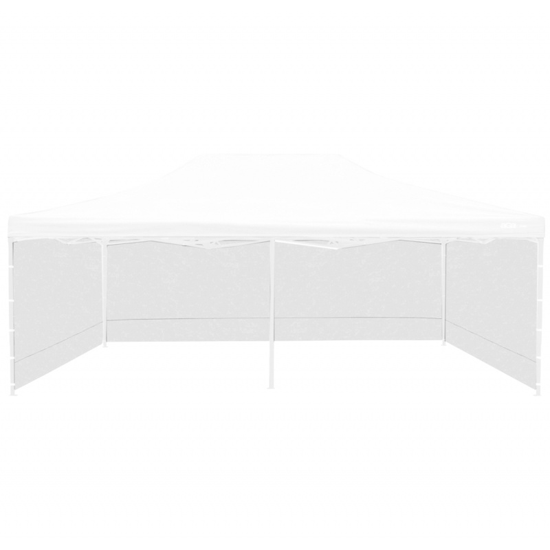 Aga Bočnice k prodejnímu stánku 3x6m Bílá