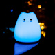 Aga Dotykové noční světlo Little Cat - silikonové LED