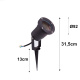 Zapuštěný LED zahradní reflektor EC79018 pro GU10 žárovku