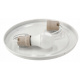 Kulaté černé přisazené stropní svítidlo N/T 2x E27 + 2x LED žárovka