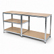 Linder Exclusiv Kovový regál 180x100x60 cm 5 polic