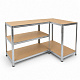 Linder Exclusiv Kovový regál 180x100x60 cm 5 polic
