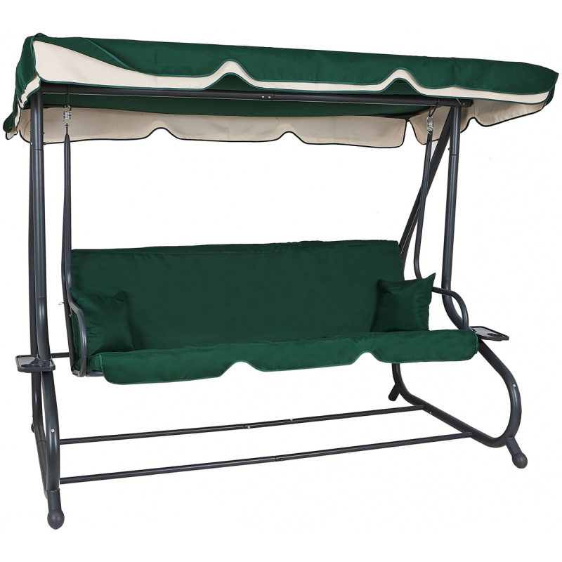 Aga Zahradní houpačka 2v1 GRANDLUX Dark Green